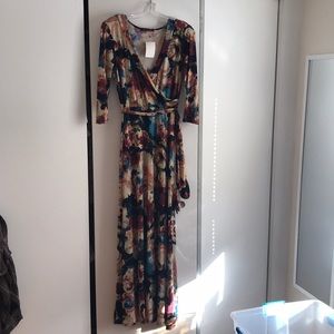 Floral maxi dress